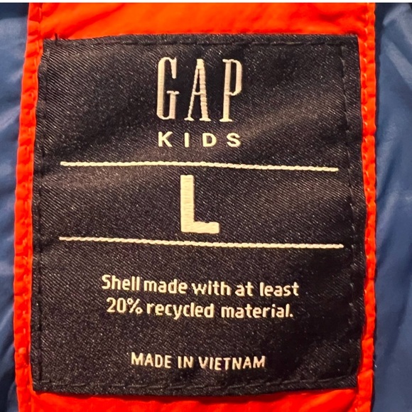 GAP Kids Brown and Blue Fleece Jacket - Picture 5 of 6